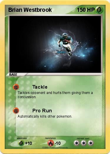 Pokemon Brian Westbrook