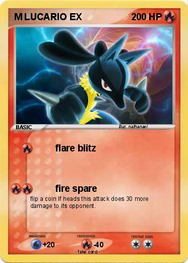 Pokemon M LUCARIO EX