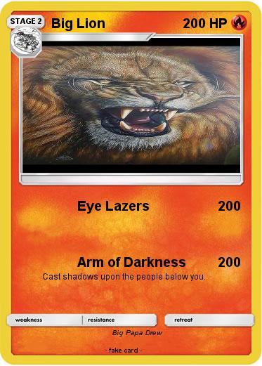 Pokemon Big Lion
