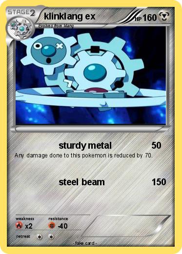 Pokemon klinklang ex