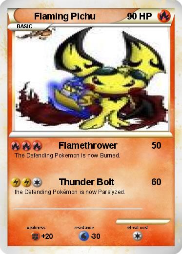 Pokemon Flaming Pichu