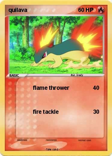 Pokemon quilava