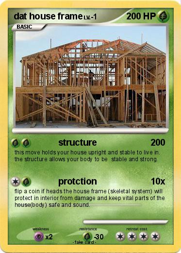 Pokemon dat house frame