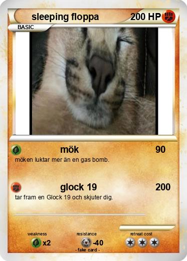 Pokemon sleeping floppa