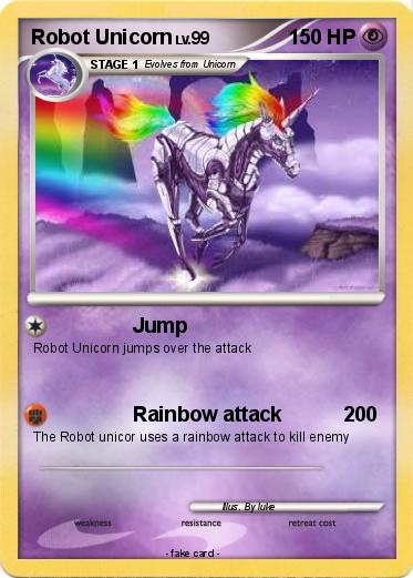 Pokemon Robot Unicorn