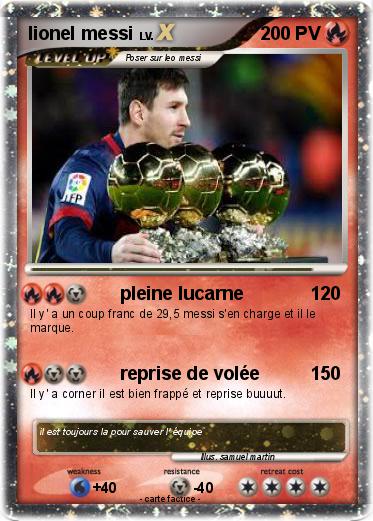 Pokemon lionel messi