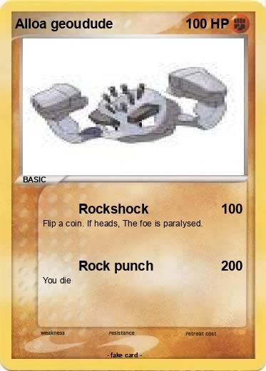 Pokemon Alloa geoudude
