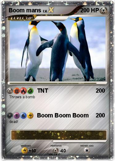 Pokemon Boom mans