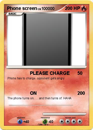 Pokemon Phone screen