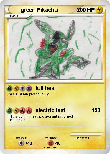 Pokemon green Pikachu