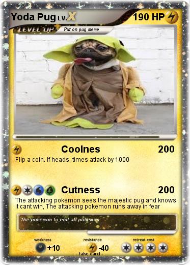 Pokemon Yoda Pug