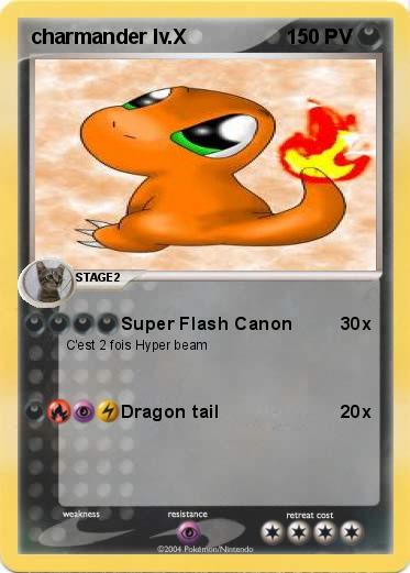 Pokemon charmander lv.X