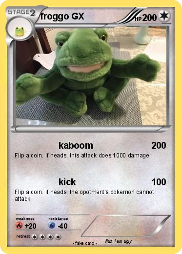 Pokemon froggo GX