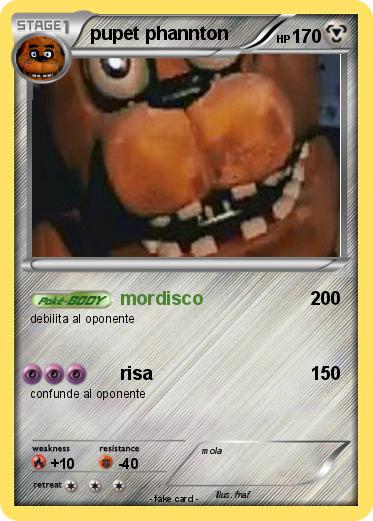 Pokemon pupet phannton