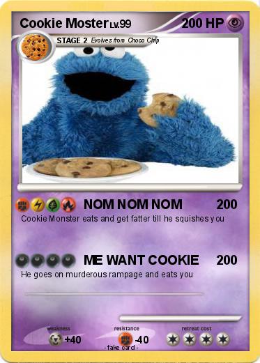 Pokemon Cookie Moster