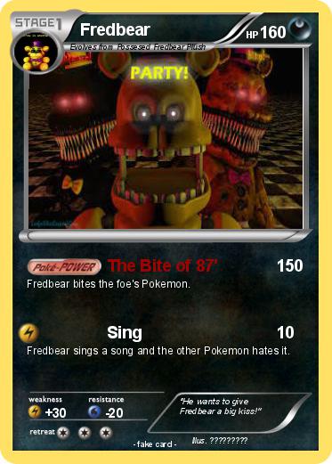Pokemon Fredbear