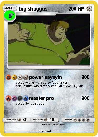 Pokemon big shaggus