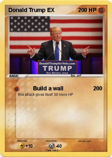 Pokemon Donald Trump EX