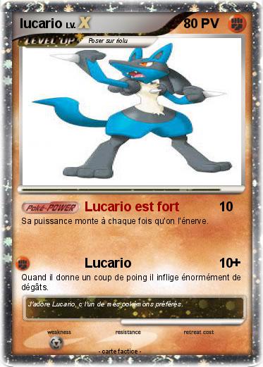 Pokemon lucario
