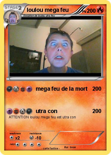 Pokemon loulou mega feu