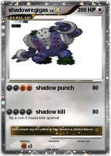 Pokemon shadowregigas