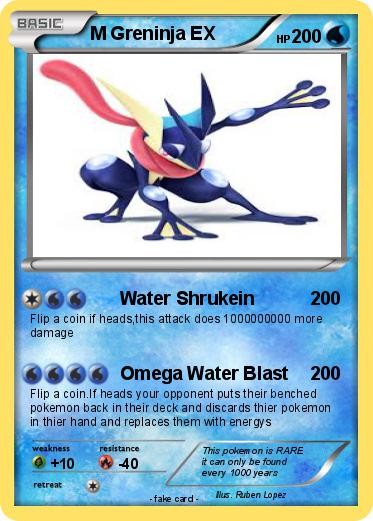 Pokemon M Greninja EX