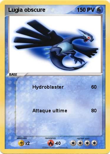 Pokemon Lugia obscure