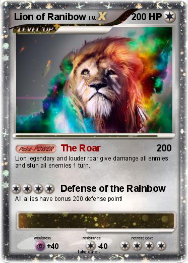 Pokemon Lion of Ranibow