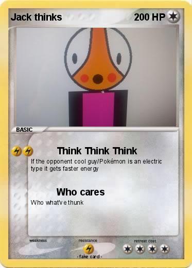 Pokemon Jack thinks