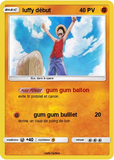 Pokemon luffy début