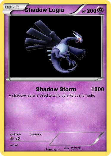 Pokemon Shadow Lugia