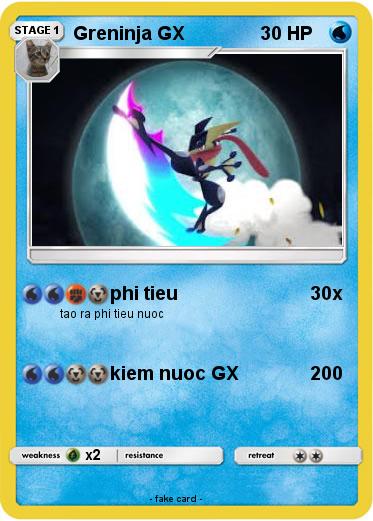 Pokemon Greninja GX