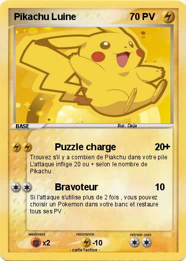 Pokemon Pikachu Luine