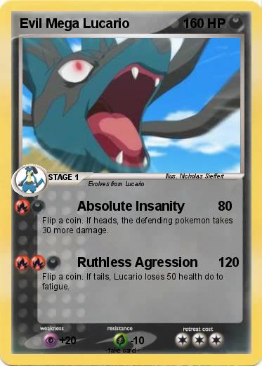 Pokemon Evil Mega Lucario