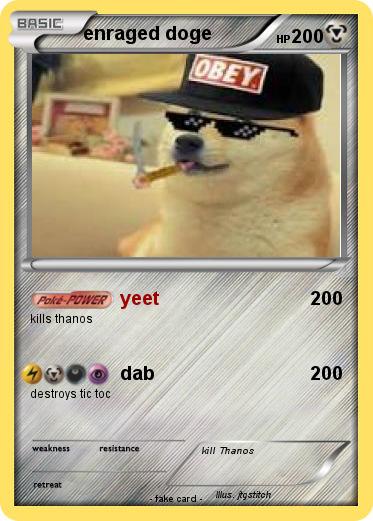 Pokemon enraged doge
