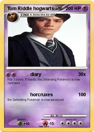 Pokemon Tom Riddle hogwarts