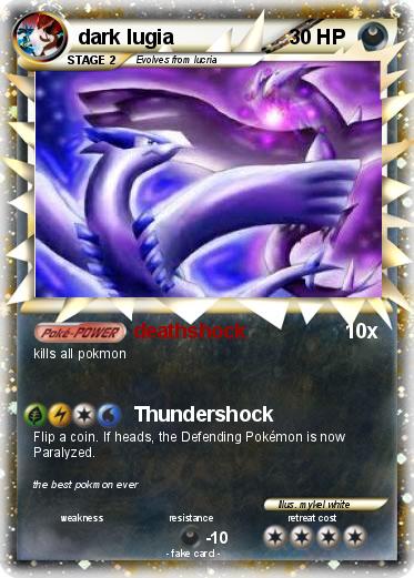 Pokemon dark lugia