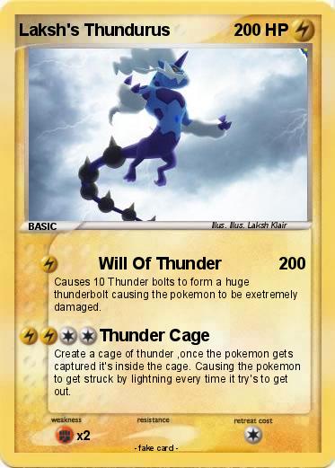 Pokemon Laksh's Thundurus