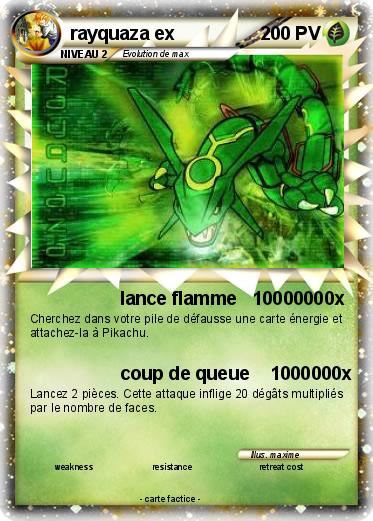 Pokemon rayquaza ex