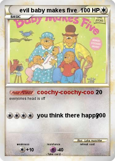 Pokemon evil baby makes five