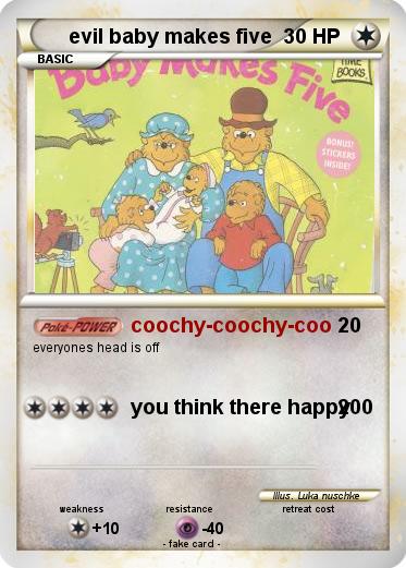 Pokemon evil baby makes five