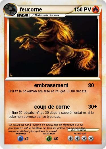 Pokemon feucorne