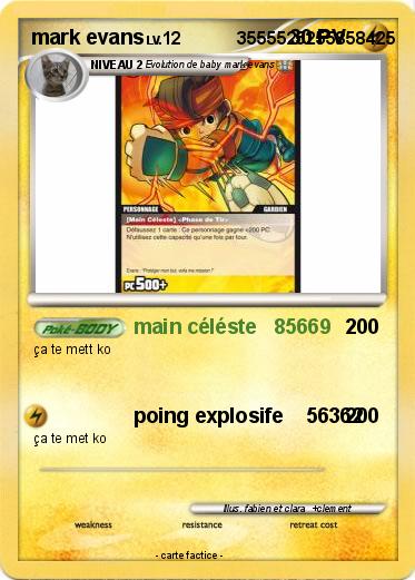 Pokemon mark evans