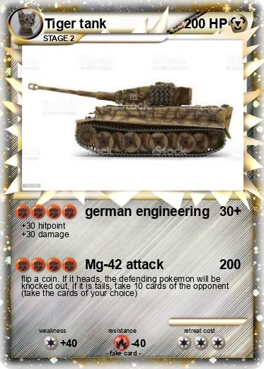 Pokemon Tiger tank