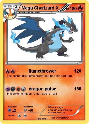 Pokemon Mega Charizard X