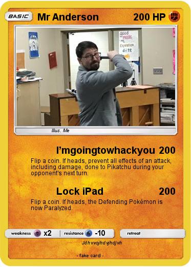 Pokemon Mr Anderson