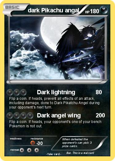 Pokemon dark Pikachu angal