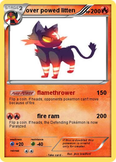 Pokemon over powed litten