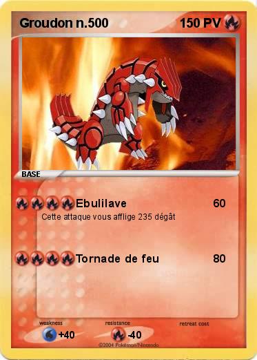 Pokemon Groudon n.500