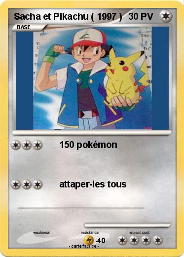 Pokemon Sacha et Pikachu ( 1997 )
